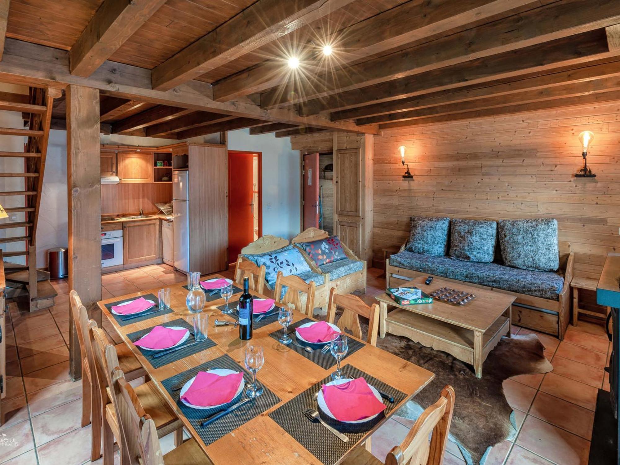 Chalet En Bois Avec 3 Chambres A Pra Loup - Fr-1-165A-47 Uvernet-Fours Exterior foto